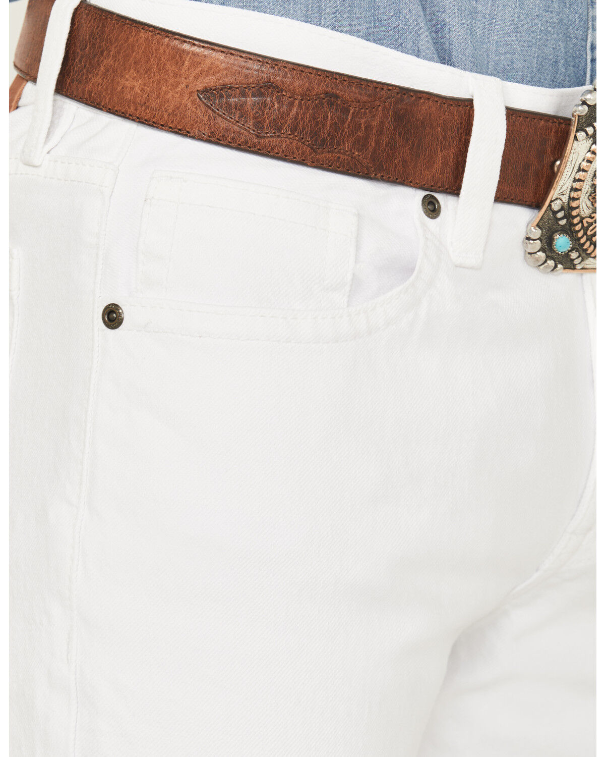 Image #2 - Cody James Men's Jackson Slim Straight Stretch Denim Jeans, White, hi-res