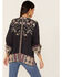 Image #3 - Johnny Was Women's Graphite Terraine Embroidered Blouse, Charcoal, hi-res