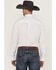 Image #4 - George Strait by Wrangler Men's Paisley Print Long Sleeve Button-Down Stretch Western Shirt, White, hi-res