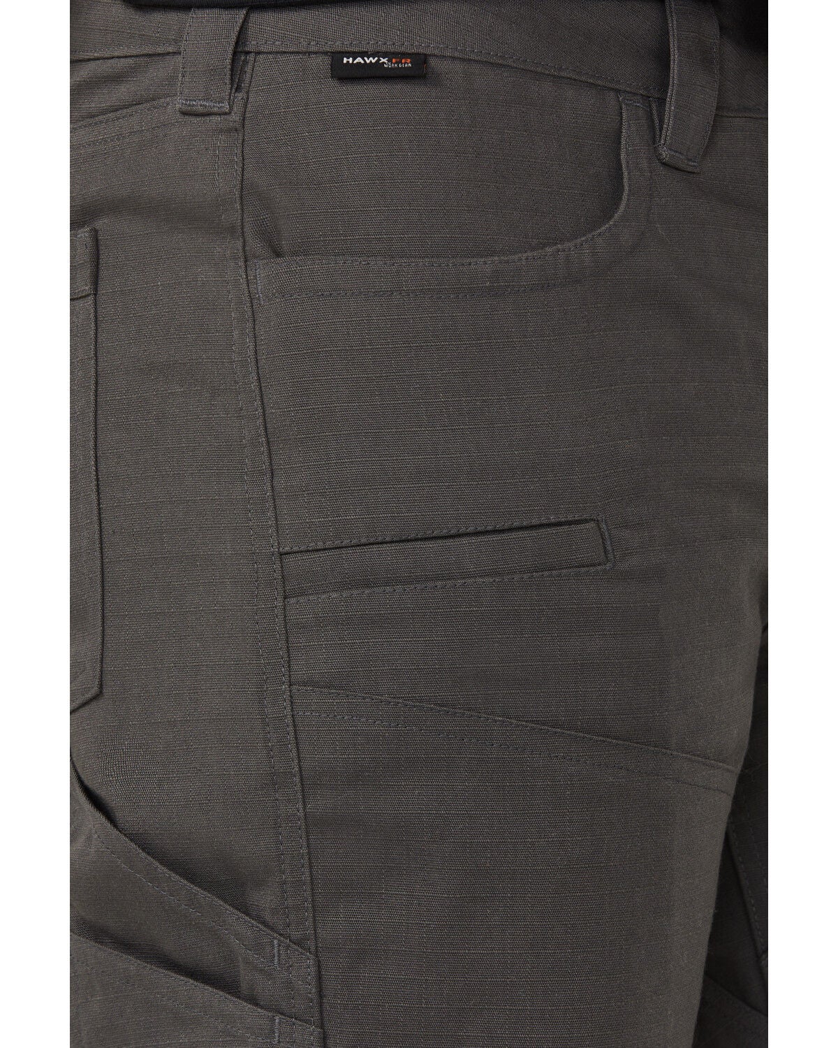 Image #2 - Hawx Men's FR Double Front Ripstop Pants, Charcoal, hi-res