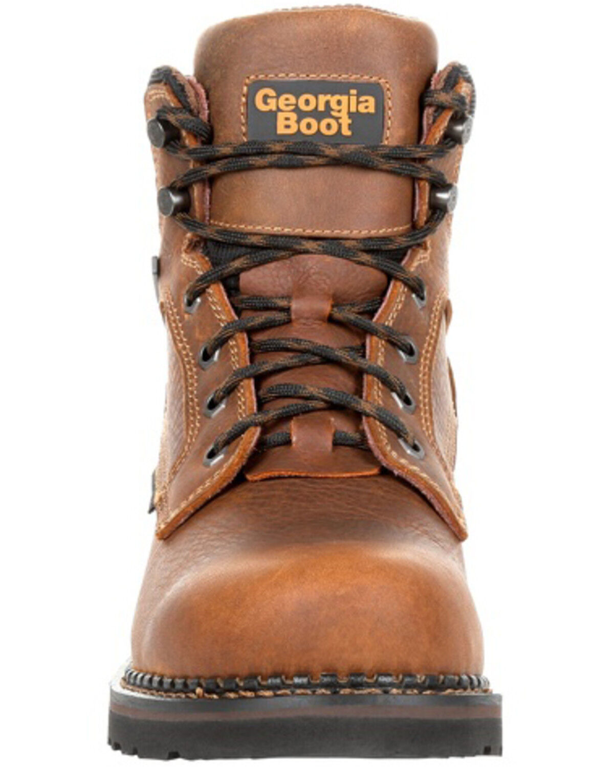 Image #5 - Georgia Boot Men's Giant Revamp Waterproof Work Boots - Steel Toe, Brown, hi-res