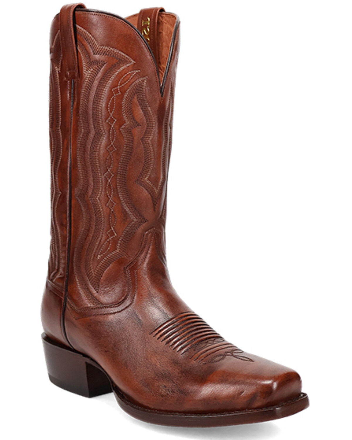 Dan Post Men's Wade Western Boots - Square Toe, Brown, hi-res