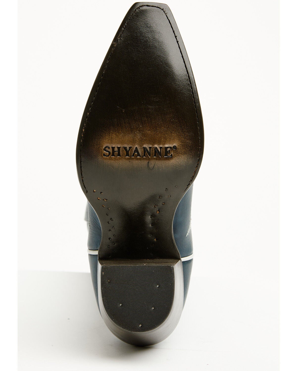 Image #7 - Shyanne Women's High Desert Tall Western Boots - Snip Toe, Navy, hi-res