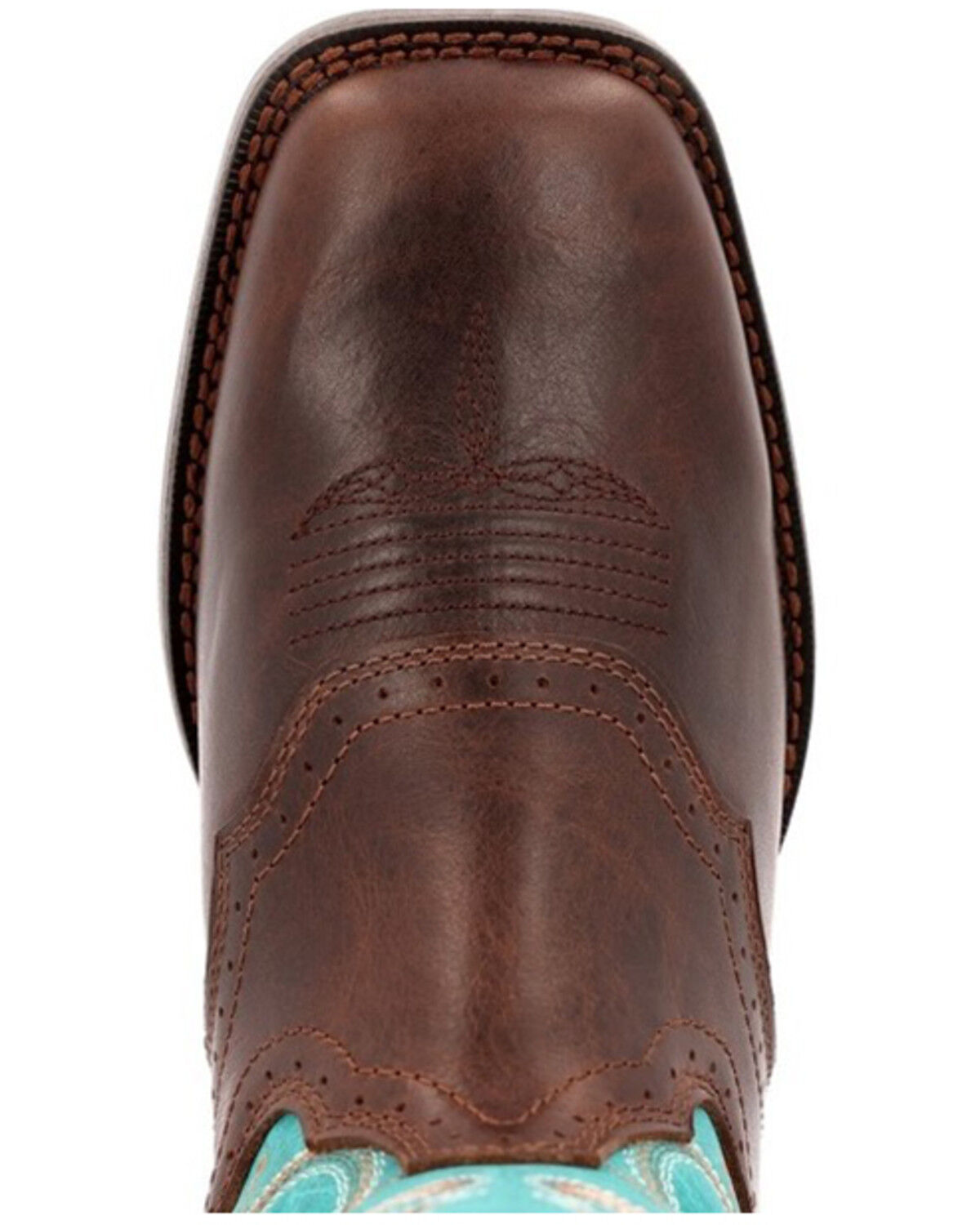 Image #6 - Durango Women's Westward Hickory Western Boots - Square Toe, Brown, hi-res