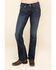 Ariat Women's Angel Arrow Fit Bootcut Jeans , Blue, hi-res