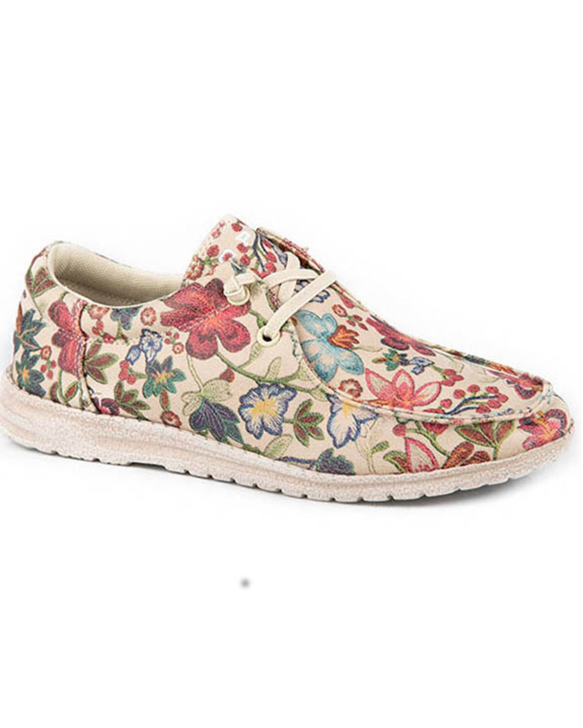Image #1 - Roper Women's Hang Loose Slip-On Causal Shoes - Moc Toe, Tan, hi-res