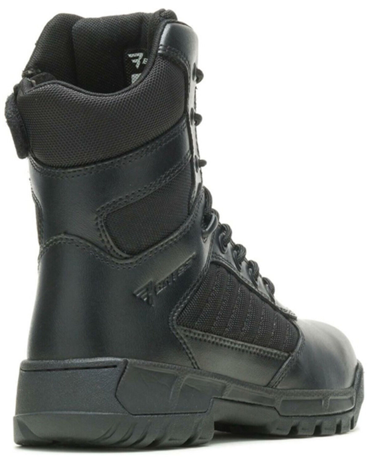 Image #4 - Bates Women's Tactical Sport 2 Tall Side Zip Lace-Up Work Boots - Round Toe, Black, hi-res