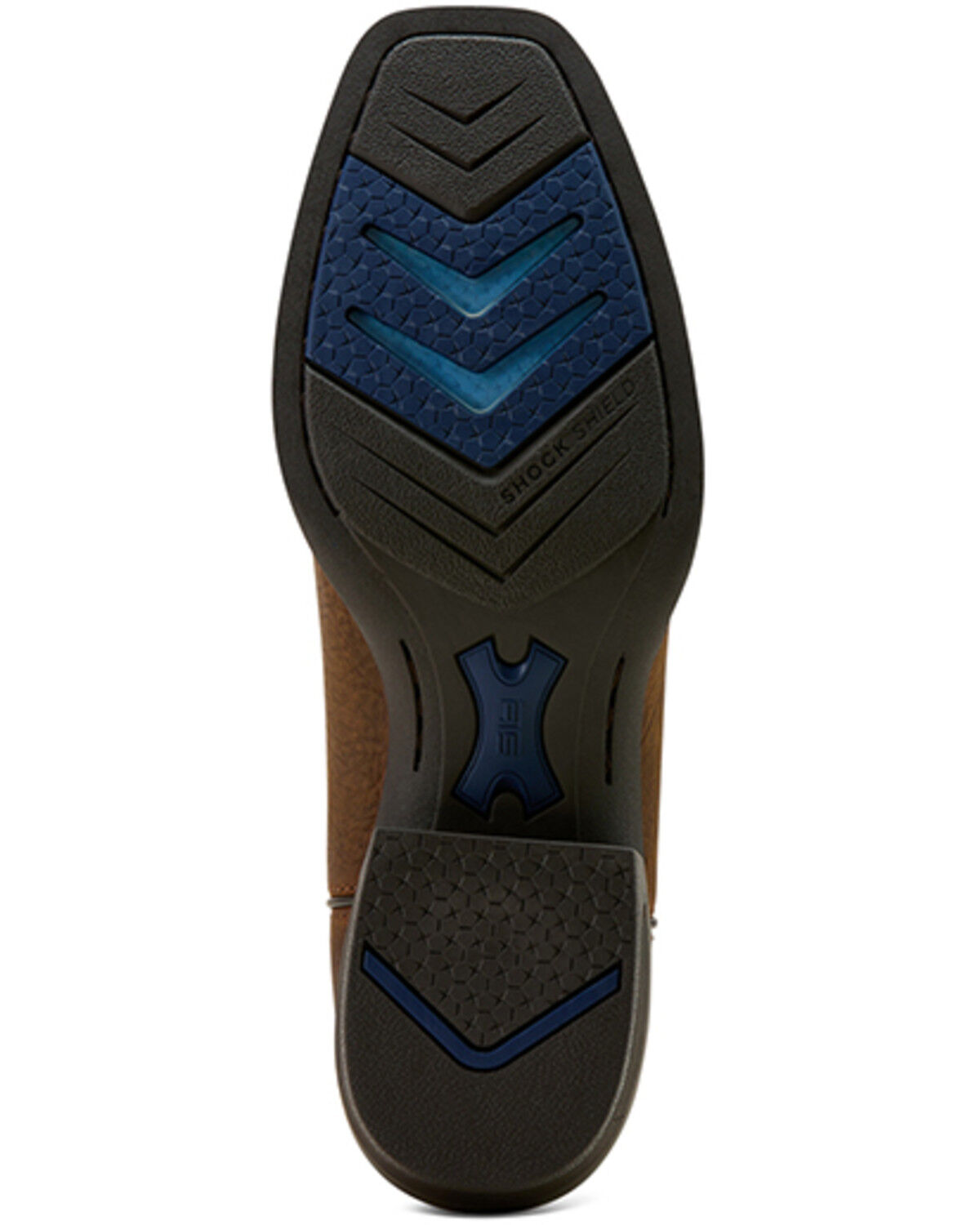Image #5 - Ariat Men's Hustler Performance Western Boots - Square Toe, Brown, hi-res