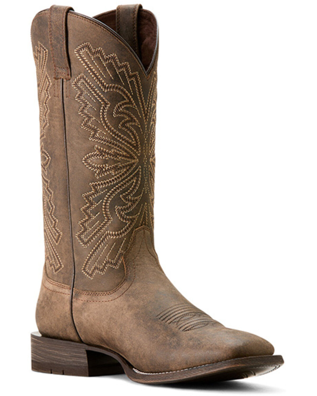 Image #1 - Ariat Men's Sting Western Boots - Broad Square Toe, Brown, hi-res