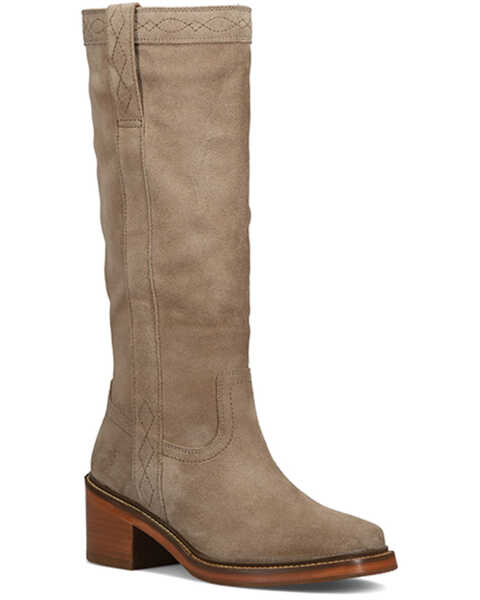 Frye Women's Kate Pull-On Boots - Square Toe , Taupe, hi-res