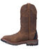Image #4 - Dan Post Men's Blayde Waterproof Wellington Work Boots - Steel Toe, Saddle Tan, hi-res