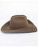 American Hat Co. Men's Pecan 7X Fur Felt Self Buckle Felt Cowboy Hat, Pecan, hi-res