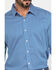 Scully Signature Soft Series Men's Geo Print Long Sleeve Western Shirt , Blue, hi-res