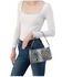 Image #6 - Hobo Women's Darcy Snake Print Crossbody Bag, Blue, hi-res