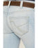Image #4 - Ariat Women's Light Wash Zayla Low Rise Straight Leg Stretch Denim Jeans, Light Wash, hi-res