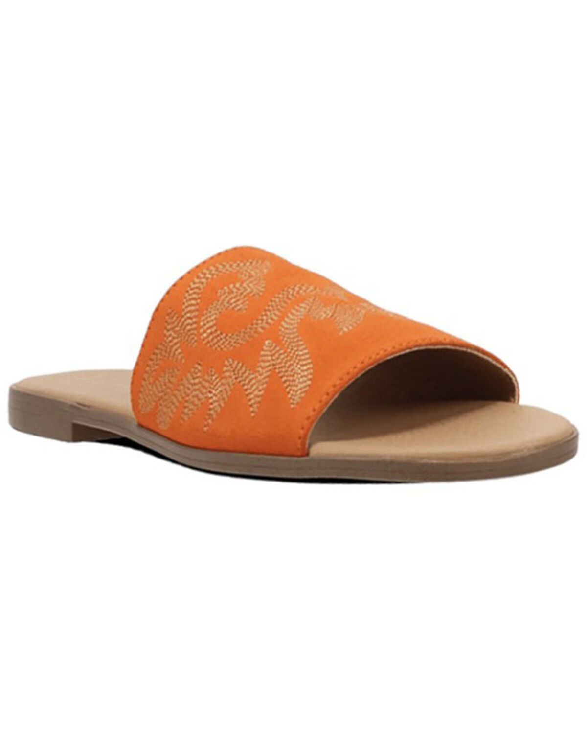 Image #1 - Dingo Women's Lasso Sandals, Orange, hi-res