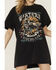 Image #3 - Rock & Roll Denim Women's Bull Short Sleeve Graphic T-Shirt Mini Dress, Black, hi-res
