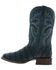 El Dorado Men's Black Exotic Caiman Leather Western Boots - Wide Square Toe, Black, hi-res