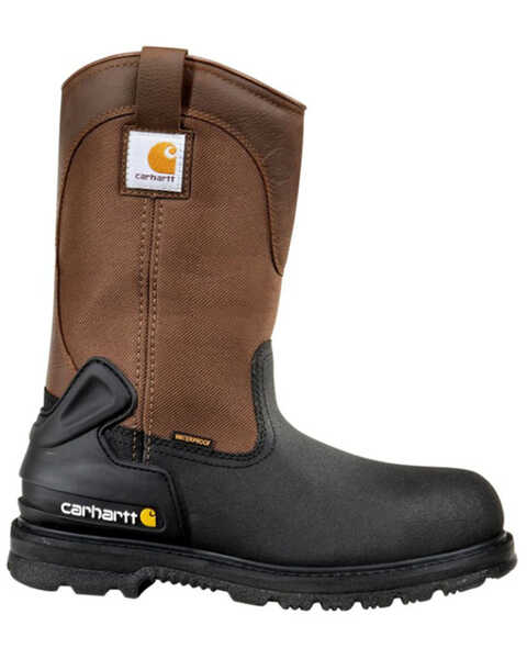 Carhartt 11" Insulated Brown Work Boots - Steel Toe, Brown, hi-res
