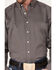 Image #3 - Resistol Men's Jax Solid Button Down Western Shirt, Dark Grey, hi-res