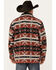 Image #4 - Cinch Men's Southwestern Print Wool Twill Frontier Jacket, Burgundy, hi-res