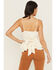 Image #4 - Originality Women's Emma Sleeveless Tie-Back Top, Ivory, hi-res