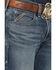 Image #2 - Ariat Men's M4 Silas Dayne Medium Wash Relaxed Bootcut Stretch Denim Jeans - Big, Medium Wash, hi-res