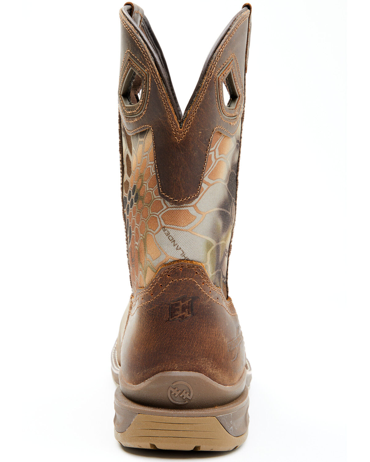 Image #5 - Double H Men's Kryptek Waterproof Western Boots - Broad Square Toe, Brown, hi-res