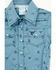 Image #2 - Cowboy Hardware Infant Boys' Branding Iron Short Sleeve Snap Onesie, Blue, hi-res