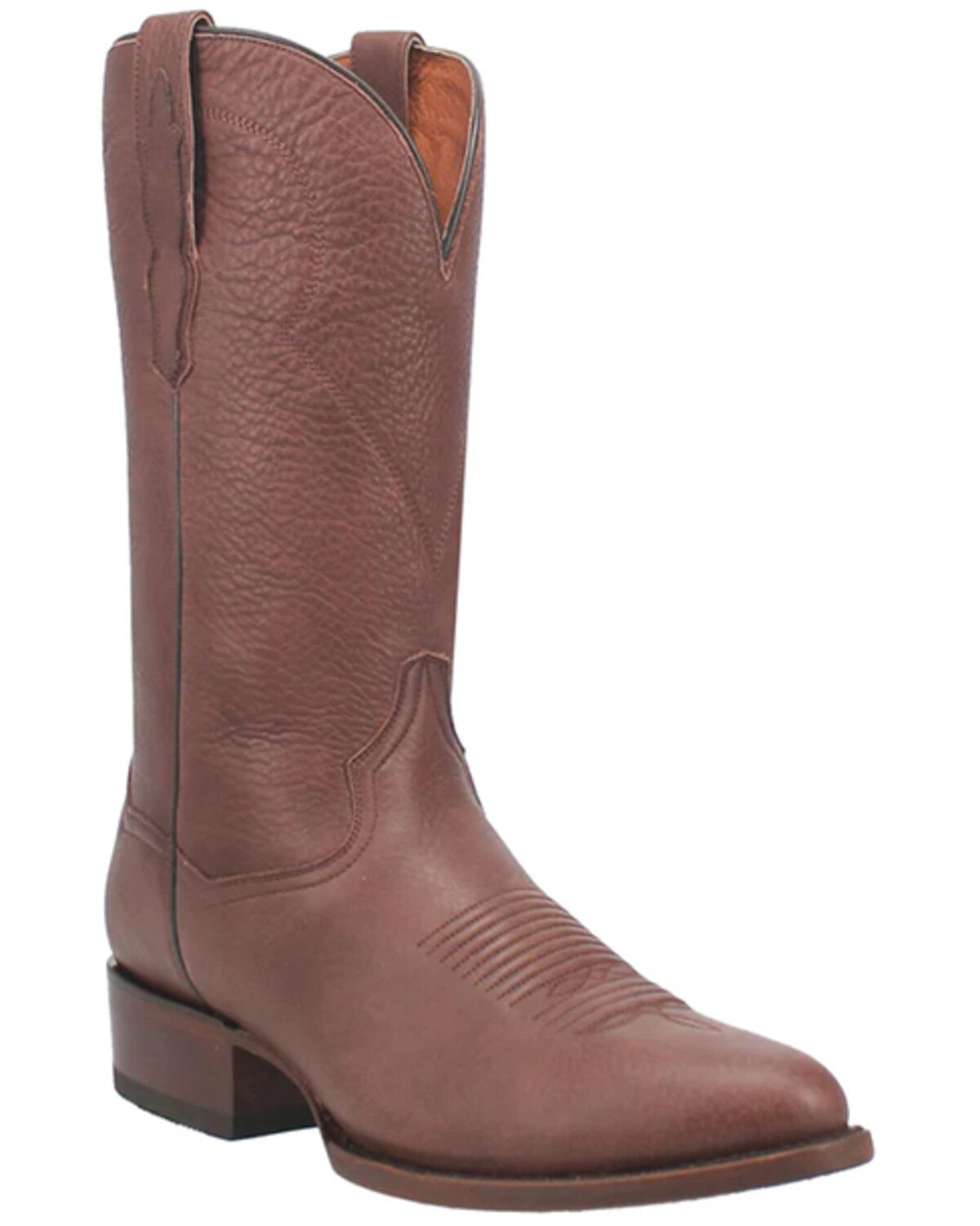 Image #1 - Dan Post Men's Pike Western Boots - Round Toe, Brown, hi-res