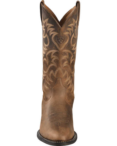 Ariat Men's Heritage Western Boots - Medium Toe, Distressed, hi-res