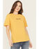 Image #2 - White Crow Women's Run Wild Short Sleeve Graphic Tee, Yellow, hi-res