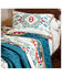 Image #2 - HiEnd Accents Teal Spirit Valley 3-Piece Full/Queen Quilt Set, Teal, hi-res