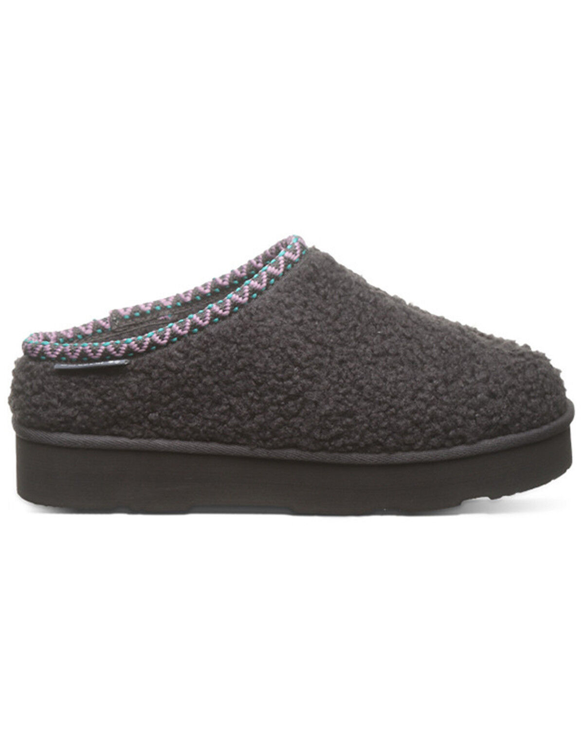 Image #2 - Bearpaw Women's Snuggle Martis Slippers, Charcoal, hi-res