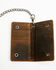 Brothers & Sons Men's Chain Wallet, Brown, hi-res