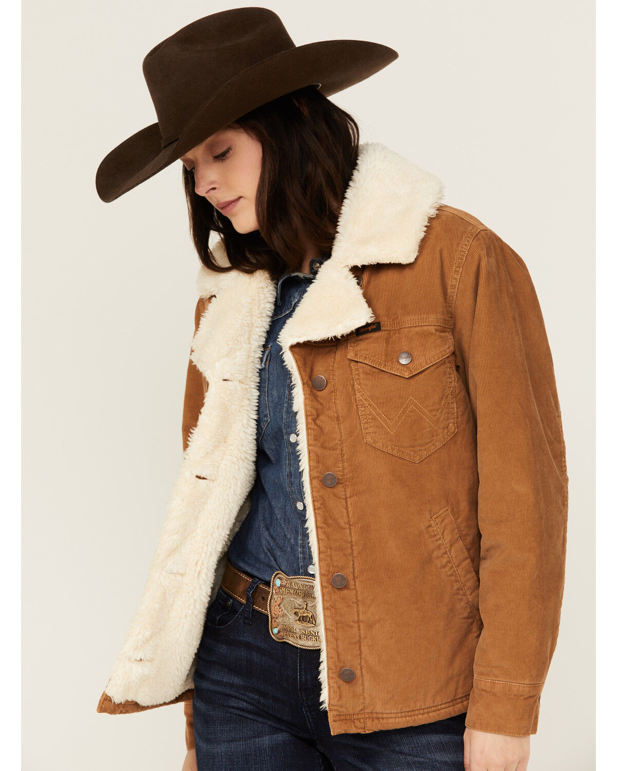 Image #2 - Wrangler Retro Women's Sherpa Jacket, , hi-res