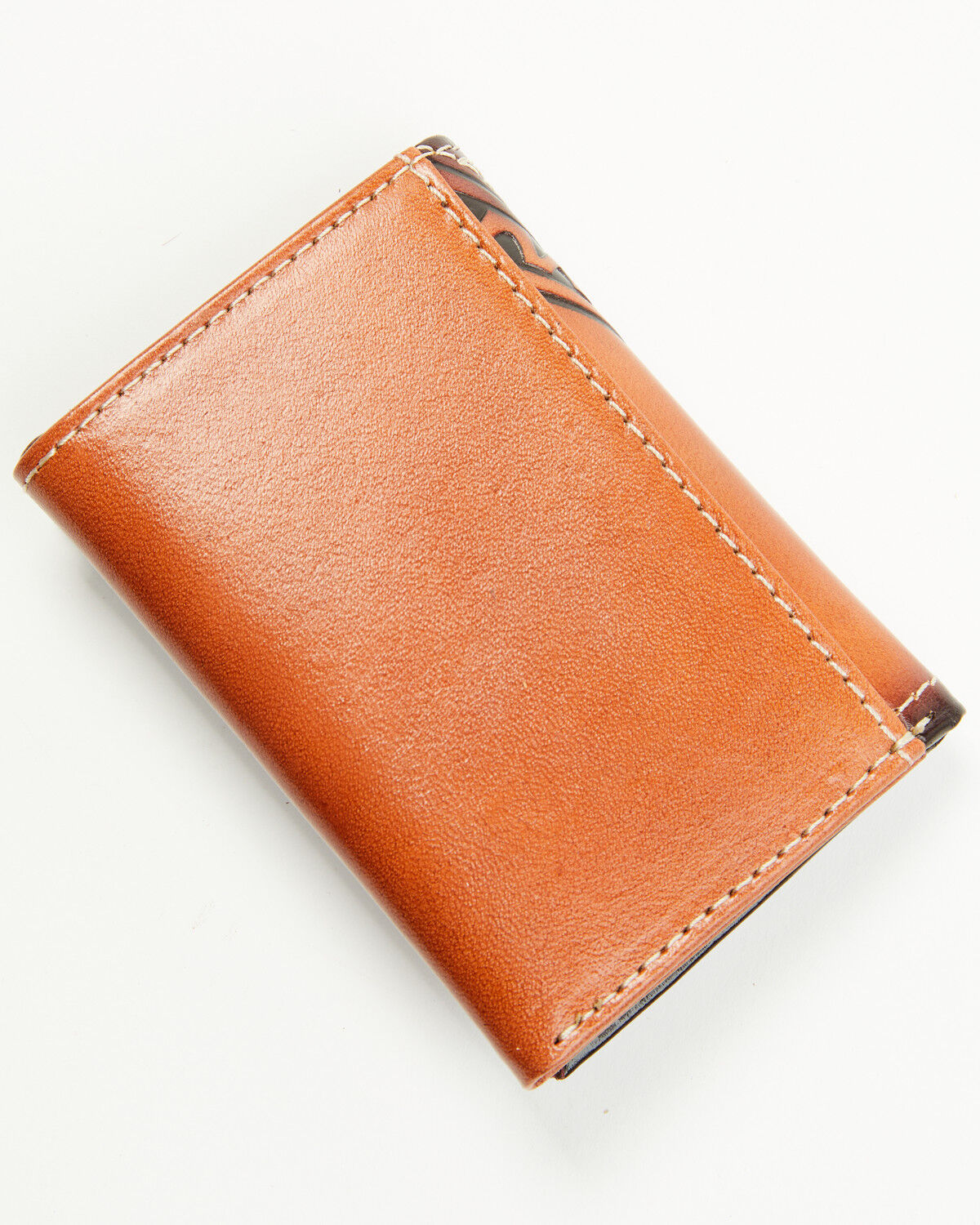 Image #4 - Cody James Men's Embossed Hairon Trifold Wallet, Brown, hi-res