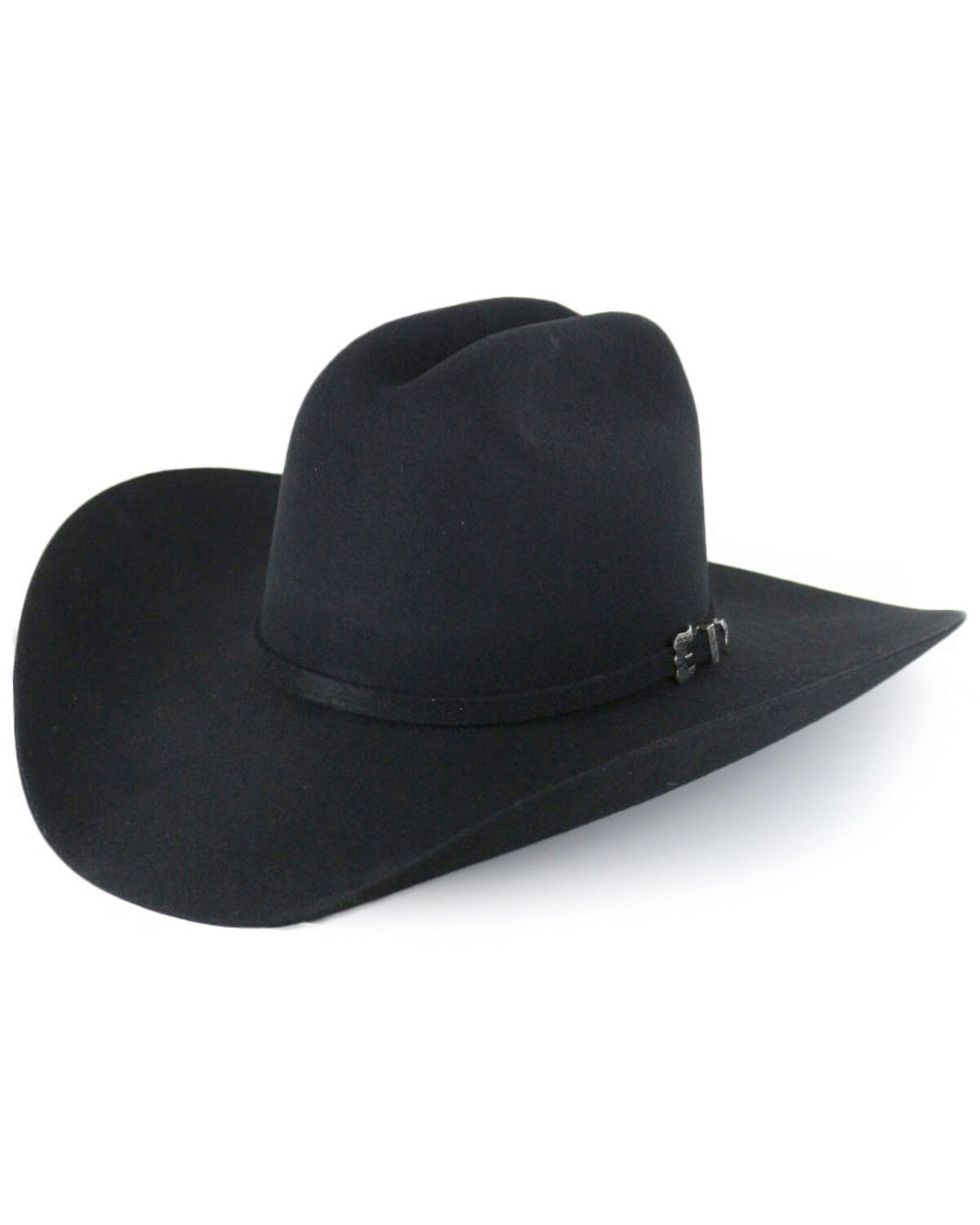 black felt cowboy hat