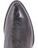 Image #6 - El Dorado Men's Handmade Ostrich Leg Western Boots - Round Toe, Black, hi-res