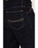 Image #4 - Ariat Men's M1 Abraded Rinse Stackable Slim Straight Stretch Denim Jeans, Dark Wash, hi-res