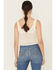 Image #5 - Idyllwind Women's Rockwall Open Weave Cropped Sweater Tank, Ivory, hi-res