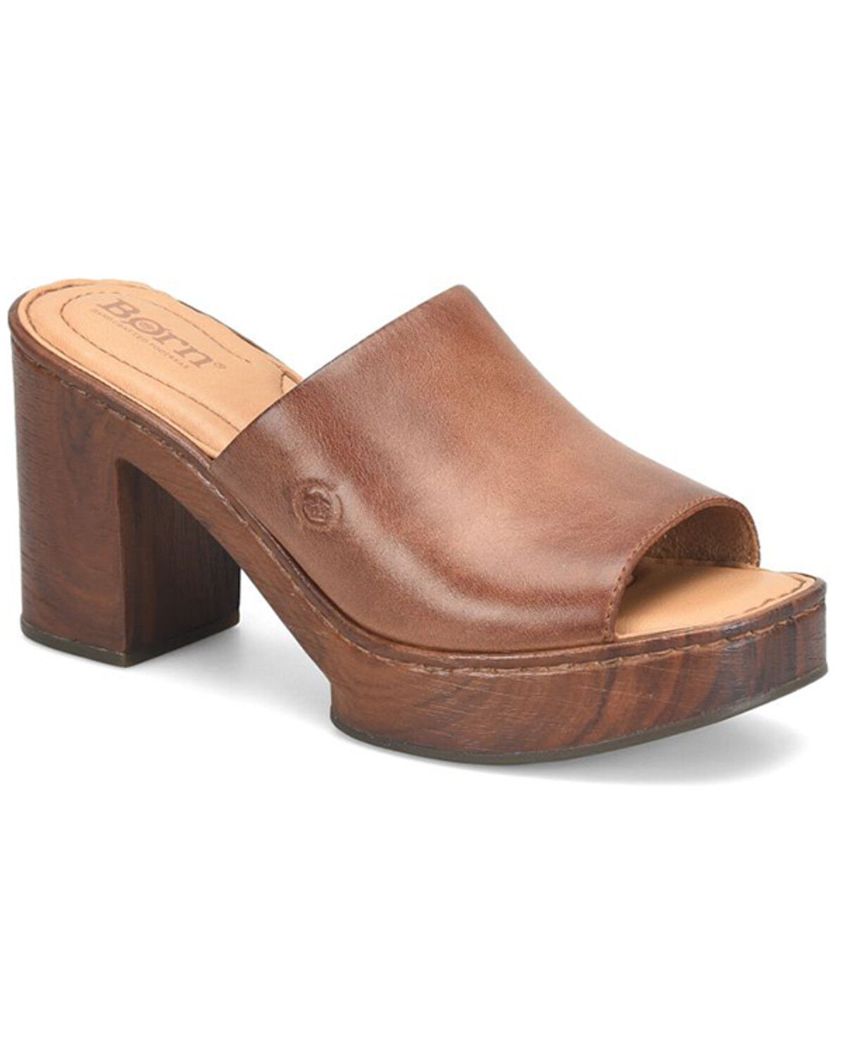 Image #1 - Born Women's Nix Platform Sandals, Brown, hi-res
