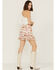 Image #3 - Shyanne Women's Abstract Southwestern Print Skirt, Fuchsia, hi-res