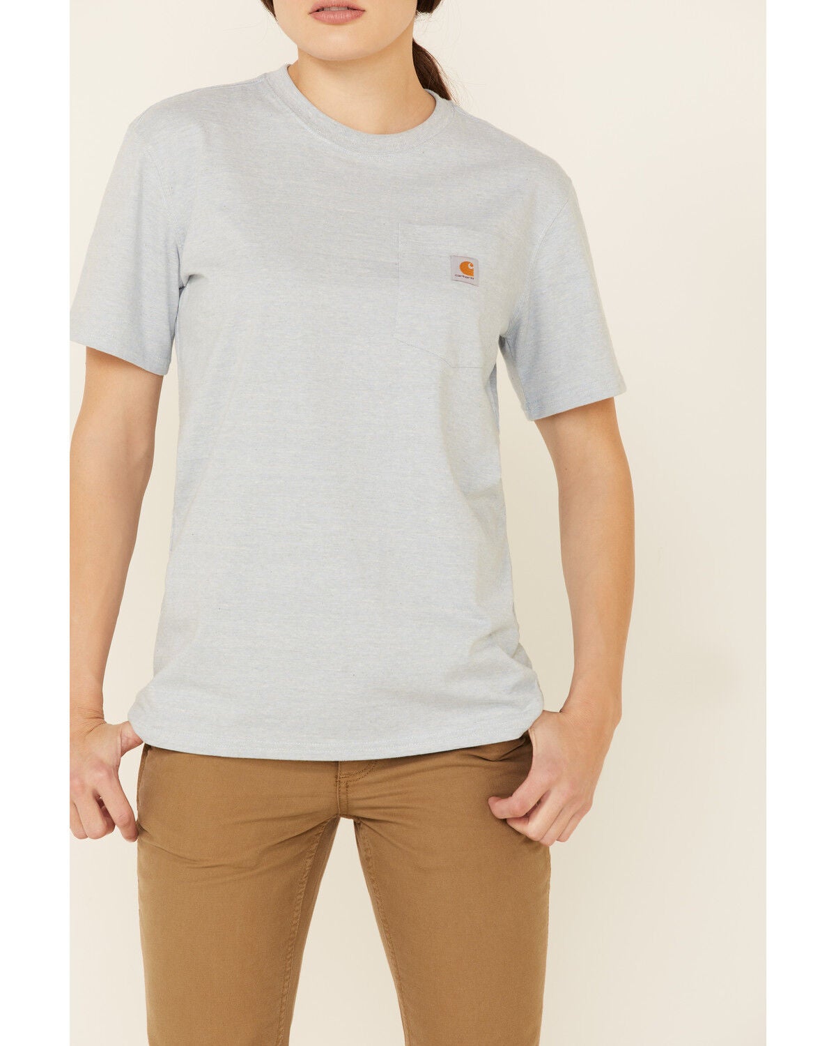 light blue carhartt t shirt