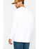 Image #3 - Carhartt Men's Long Sleeve Work T-Shirt , White, hi-res