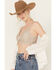 Image #2 - Wishlist Women's Strappy Lace Applique Scallop Lace Bralette, Brown, hi-res
