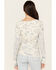 Image #4 - Free People Women's Clover Printed Thermal Long Sleeve Shirt, Ivory, hi-res