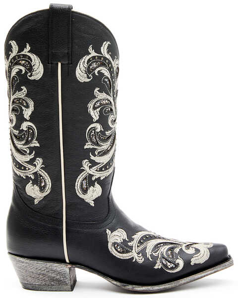 Image #2 - Shyanne Women's Sloan Western Boots - Square Toe  , Black, hi-res