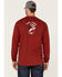 Cody James Men's FR Bossa Nova Graphic Long Sleeve Work T-Shirt , Medium Blue, hi-res