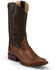 Tony Lama Men's Patron Fossil Western Boots - Round Toe, Tan, hi-res